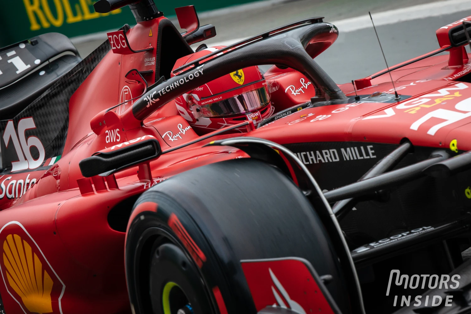 Charles Leclerc baffled by his tires