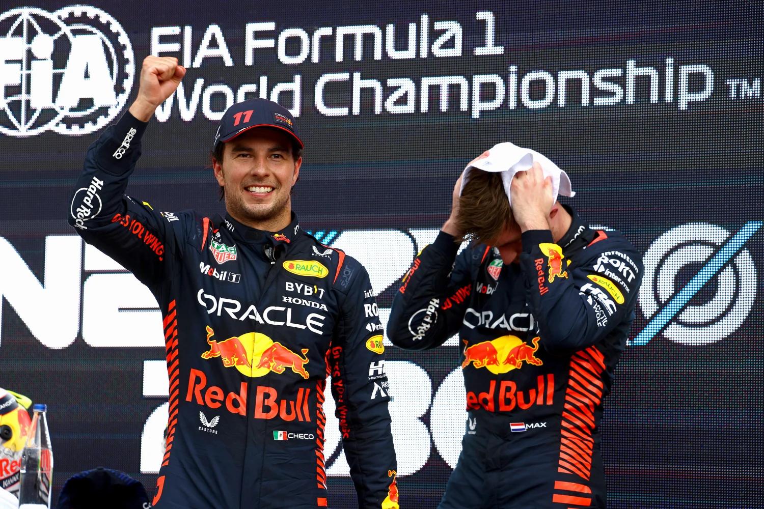 Does Sergio Pérez still have to think about the championship title?