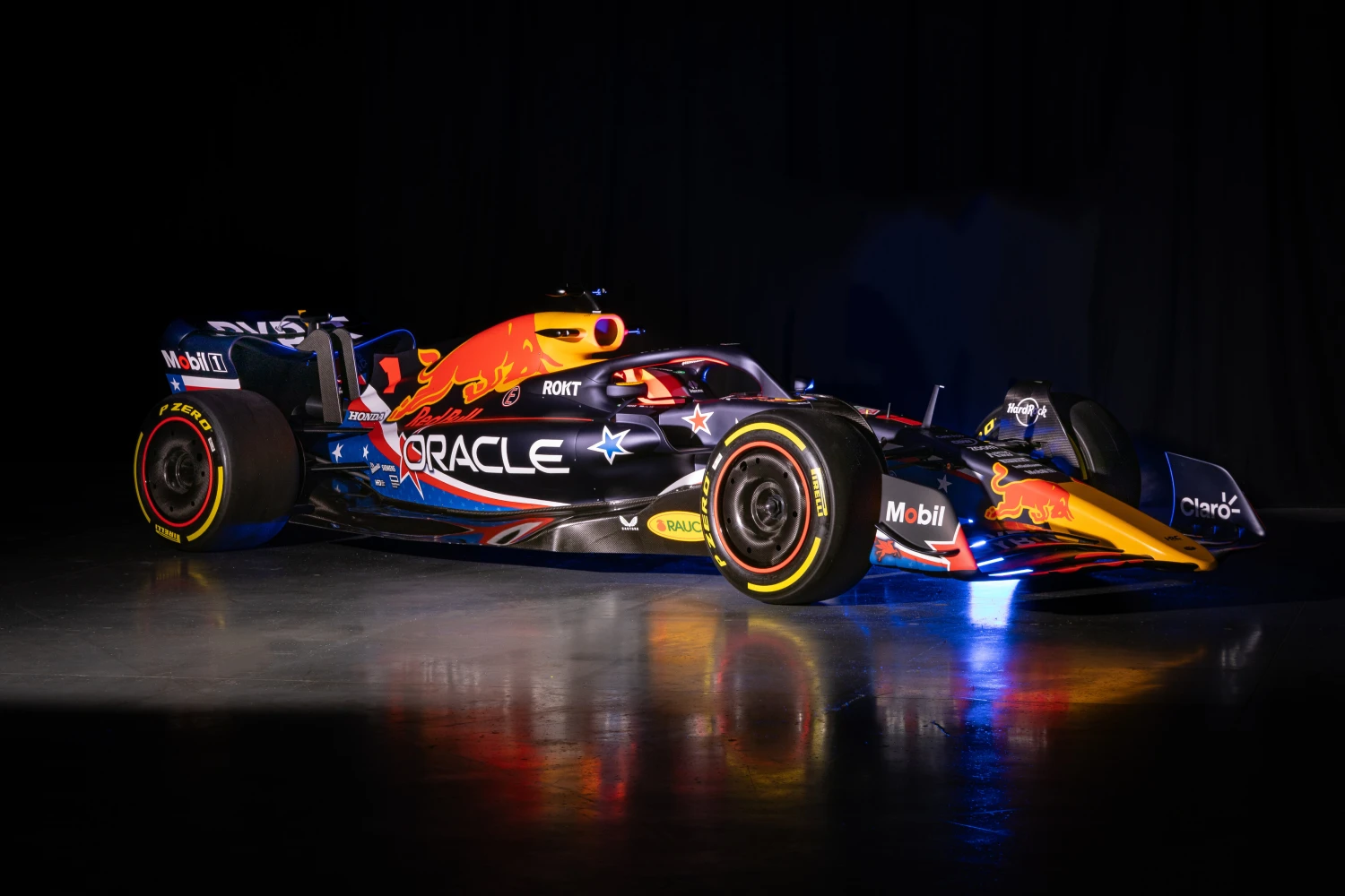 A starry Red Bull livery for the Grand Prix in Austin