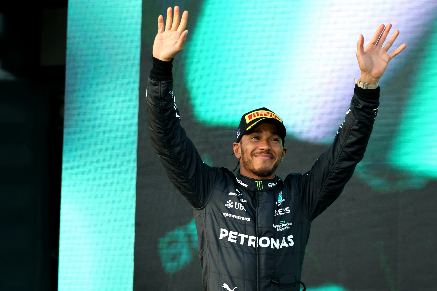 Number 44, Lewis Hamilton seemed destined to win the Belgian Grand Prix