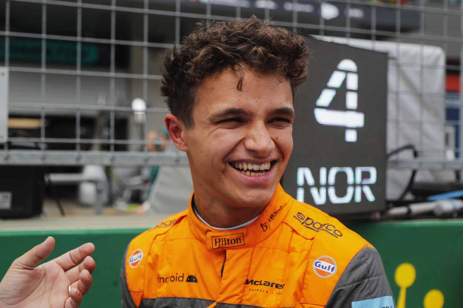Lando Norris reacts to the technical changes within McLaren