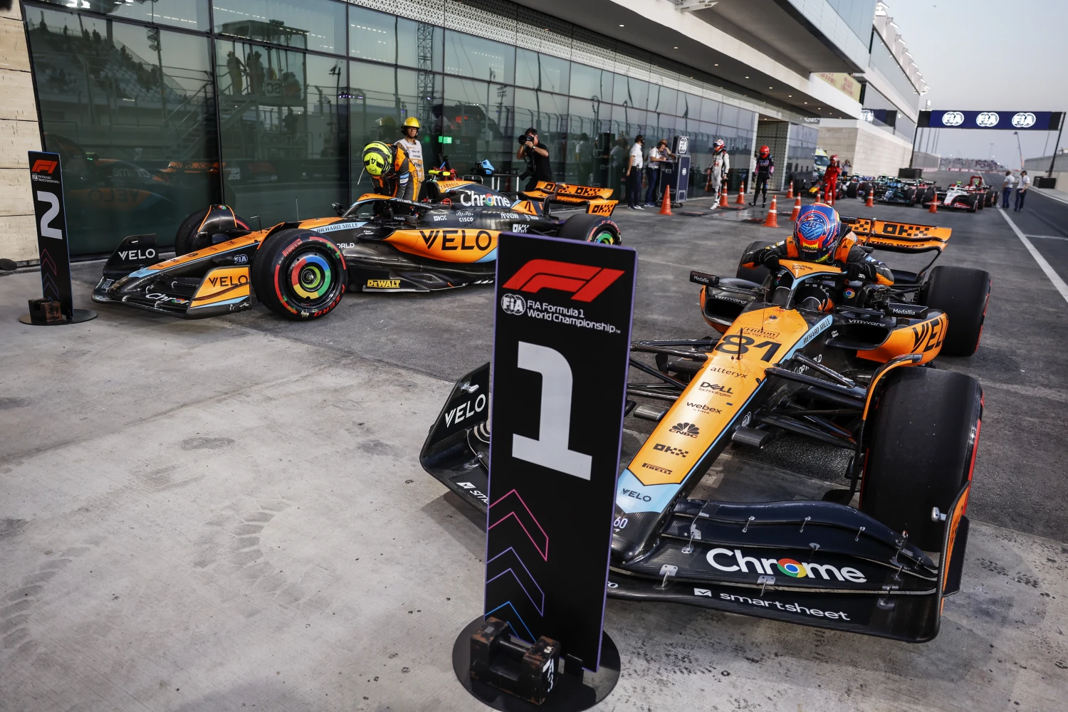Oscar Piastri expects to start 2024 as McLaren finished 2023
