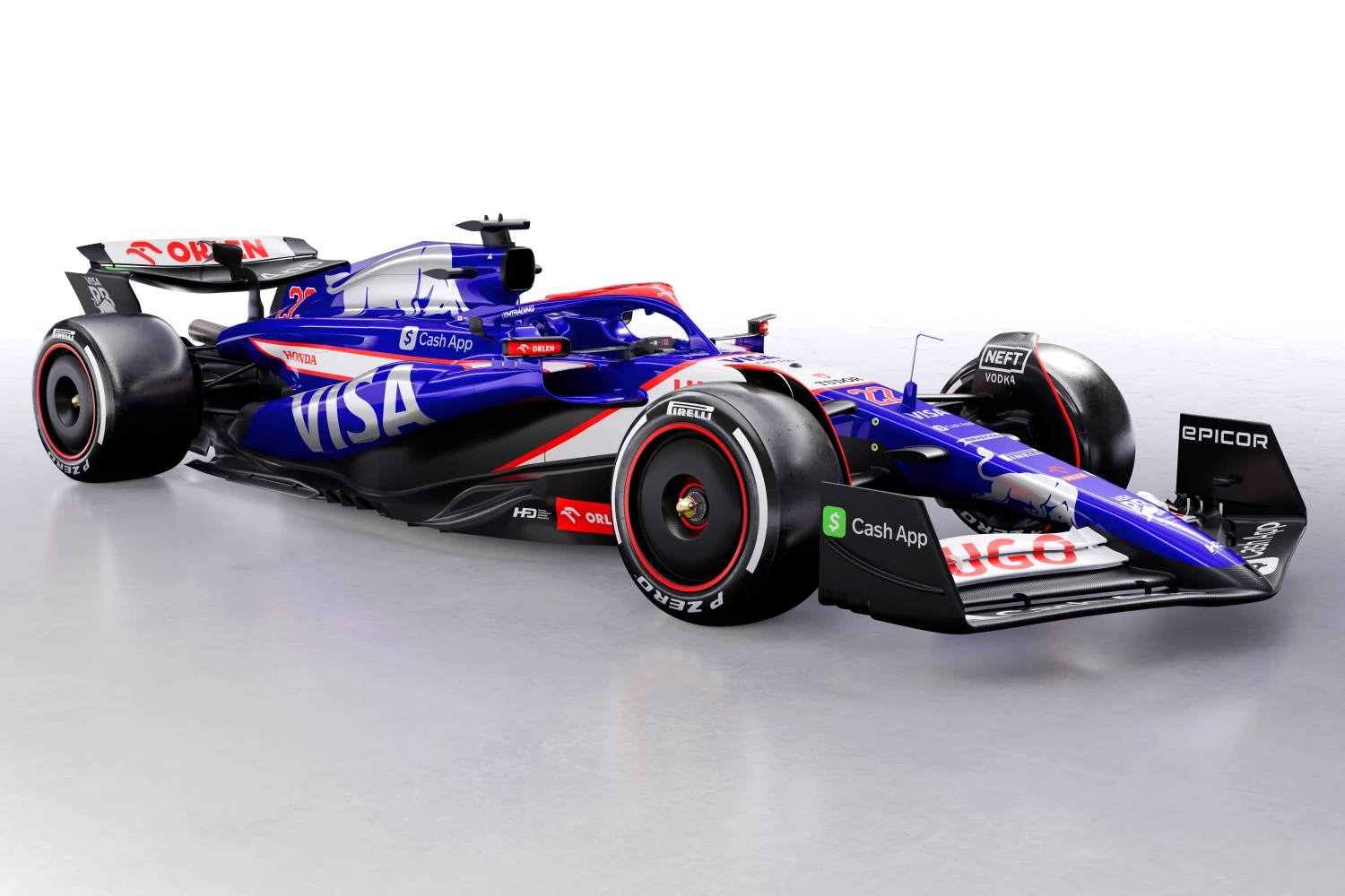 Visa Cash App RB unveils the livery of its first race car: the VCARB 01