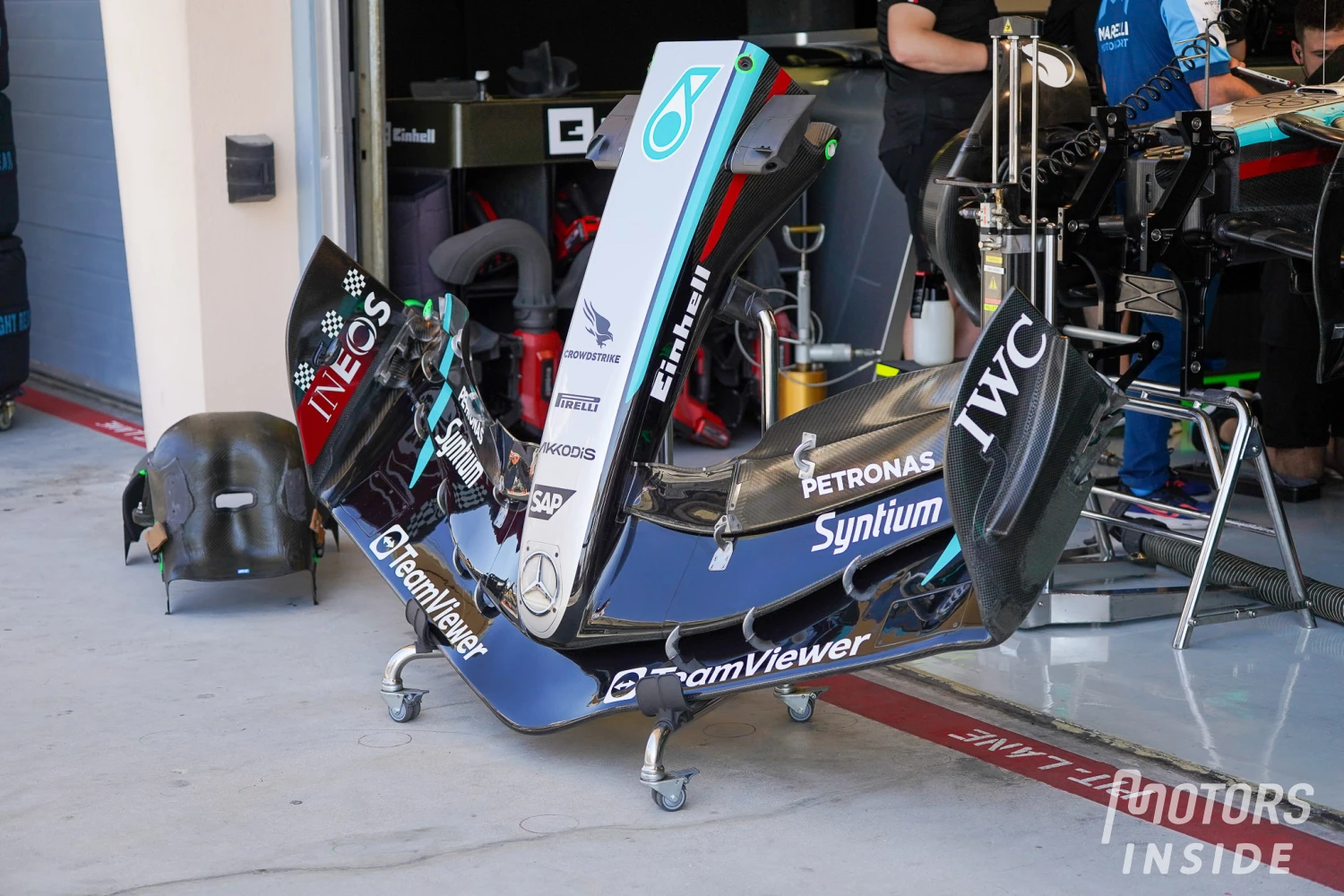 Mercedes remains in contact with the FIA to validate its new front spoiler