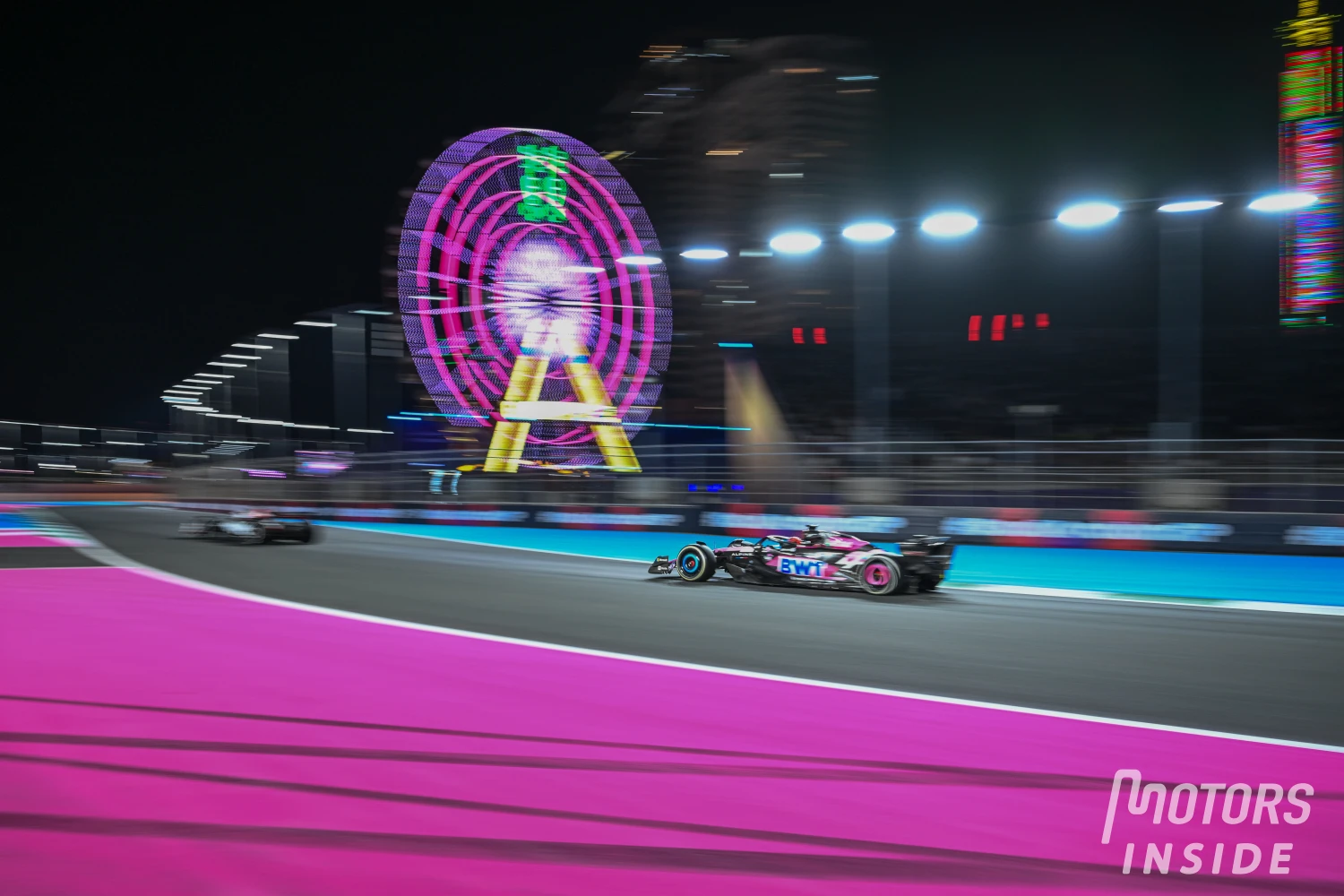 Alpine is the only team to have been slower in 2024 than in 2023 in Jeddah