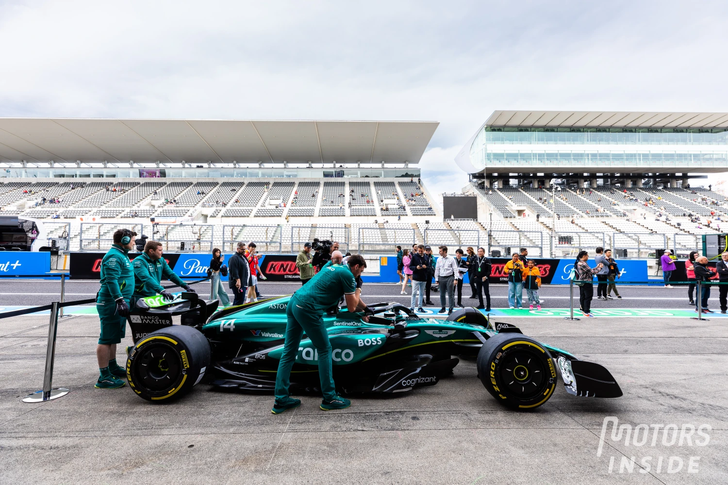 Aston Martin is evolving its sidepods at Suzuka