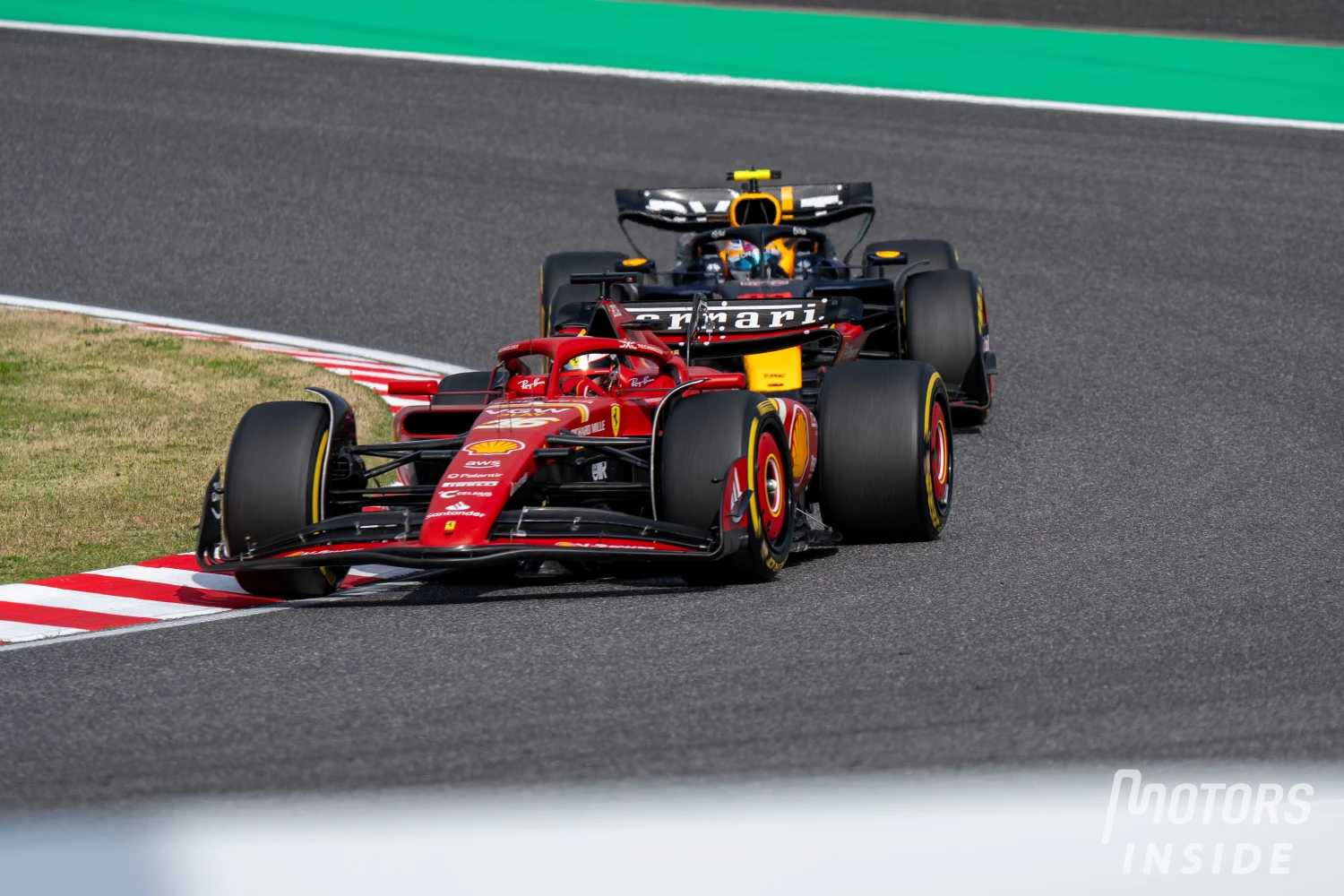 Charles Leclerc satisfied with his race in Suzuka despite a poor qualifying