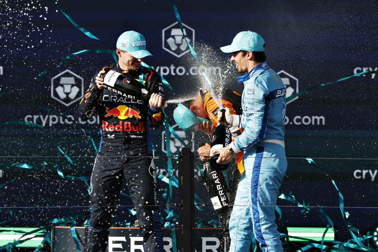 Charles Leclerc considers himself lucky after finishing third in Miami