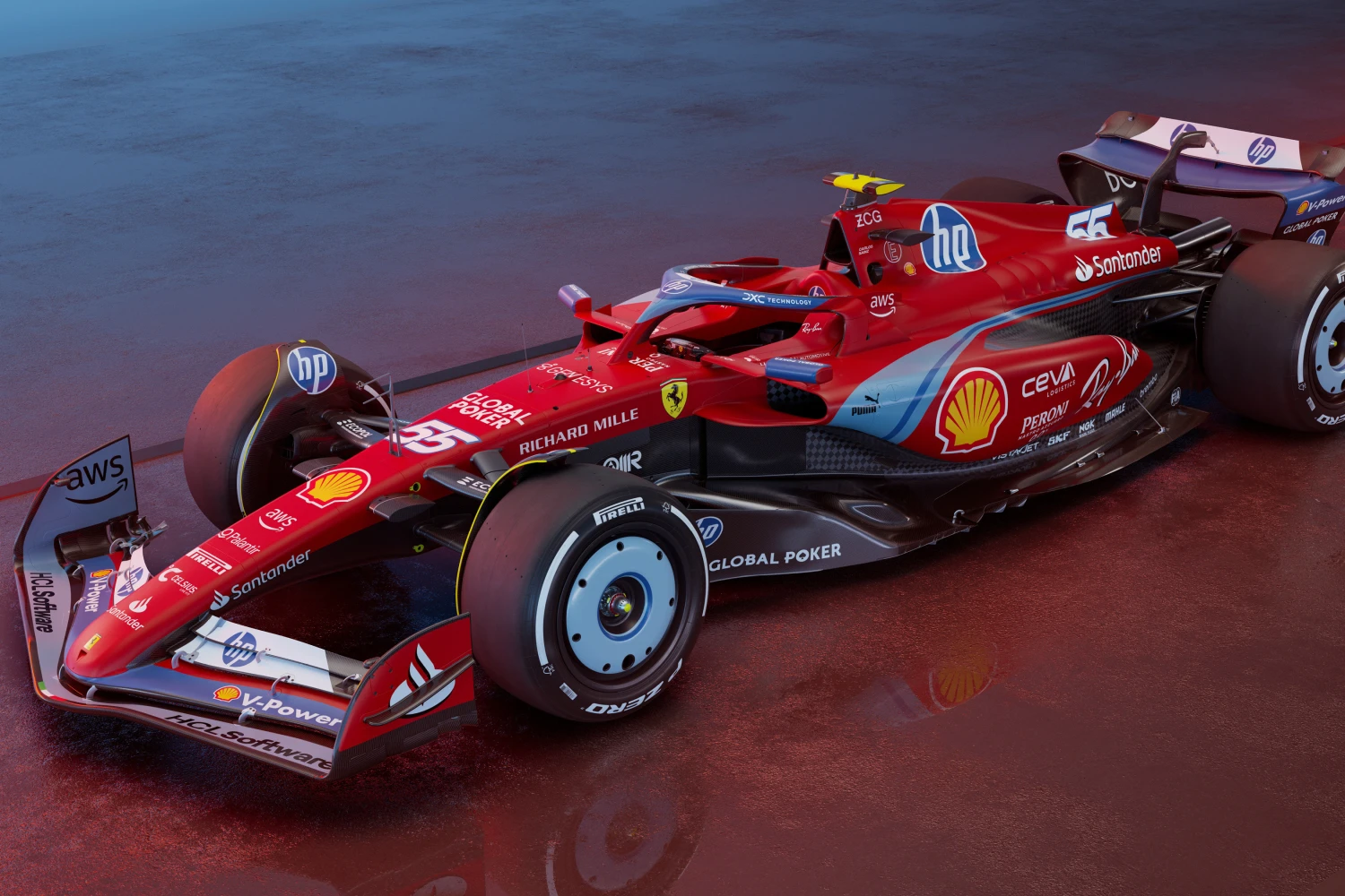 Ferrari unveils its livery for the Miami Grand Prix