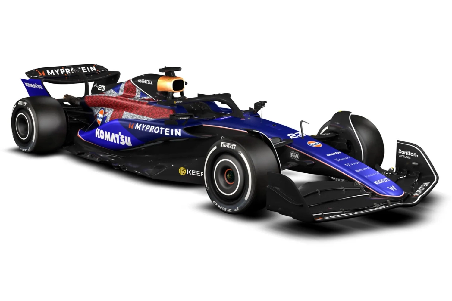 Williams unveils its special livery for Silverstone