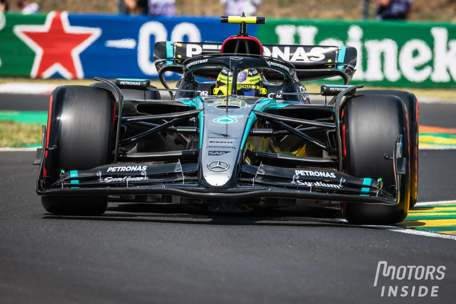 Lewis Hamilton records his 200th career podium in F1