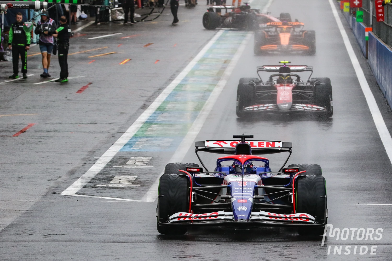 F2 sprint race postponed due to heavy rain in Spa