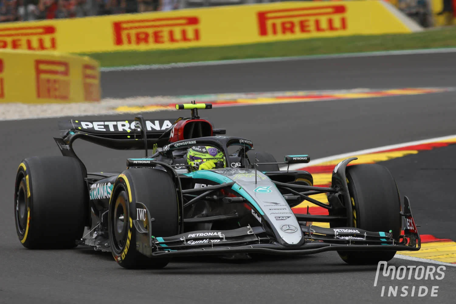 Lewis Hamilton disappointed with his strategy at Spa: “I told them my tires were good”