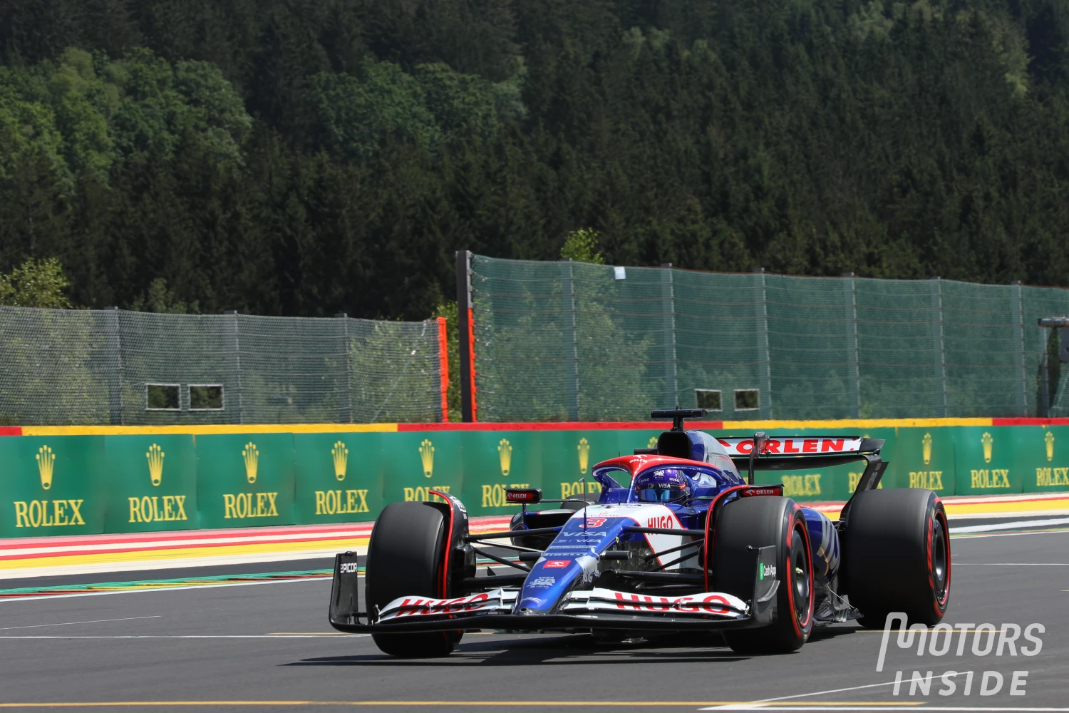 Ricciardo spoke to Mekies and Horner after the race in Belgium