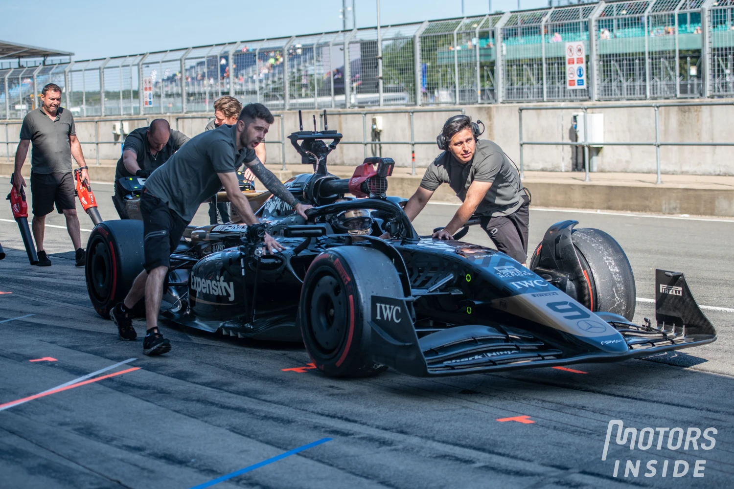 Special marketing for APX-GP, the fictitious F1 team