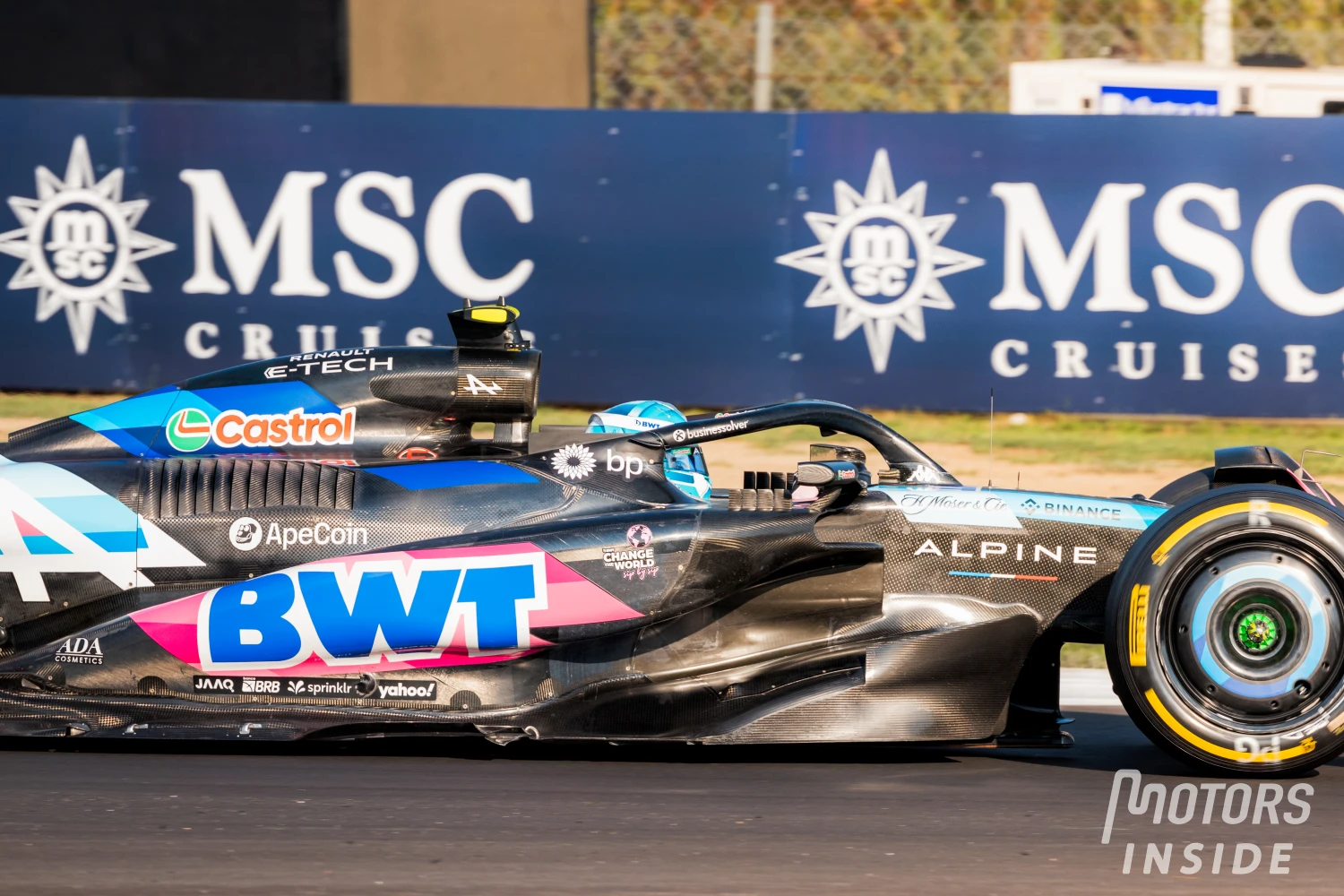 Alpine on the back foot for first day at Monza