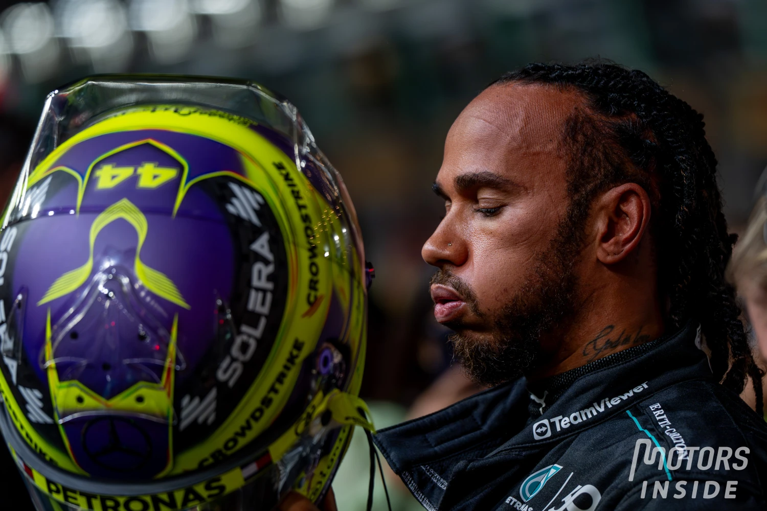 Hamilton weighed down by Mercedes’ mistake in Singapore