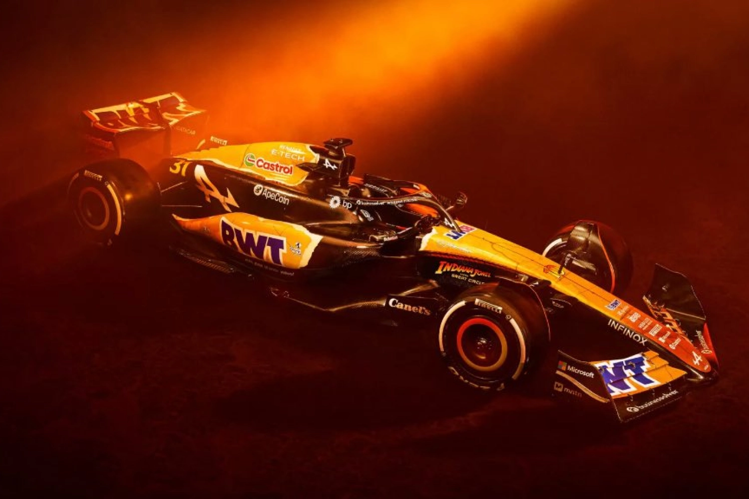 Alpine unveils an Indiana Jones livery for the United States Grand Prix