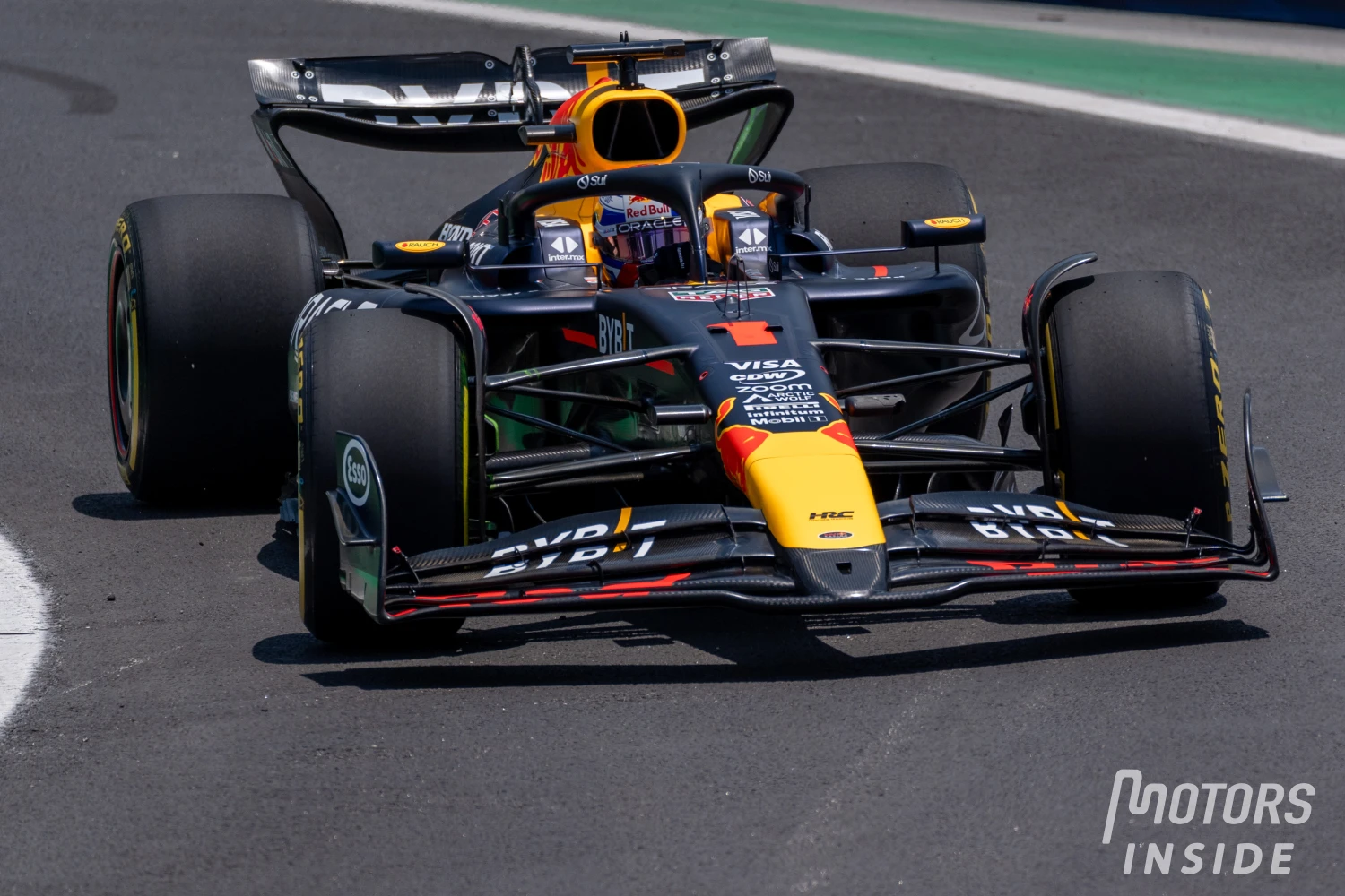 Five-second penalty for Max Verstappen, who loses one position
