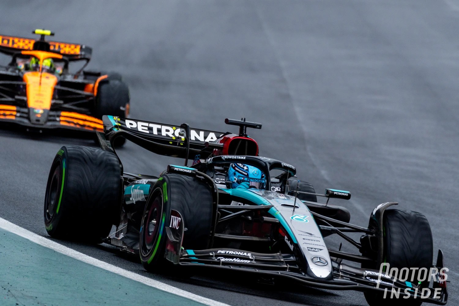 George Russell reprimanded, just like Lando Norris for his infraction during the aborted start