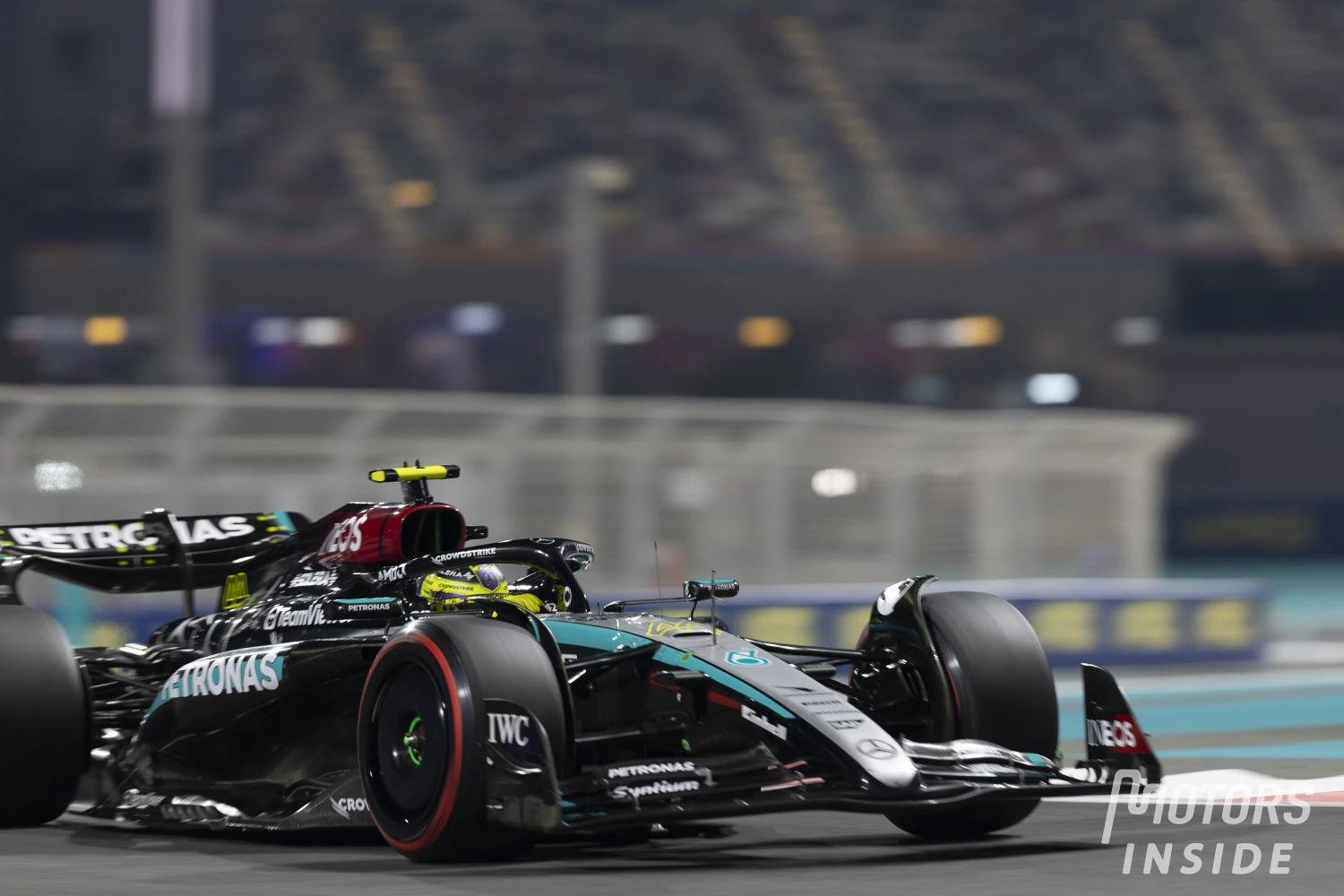 Lewis Hamilton experienced his last race with Mercedes
