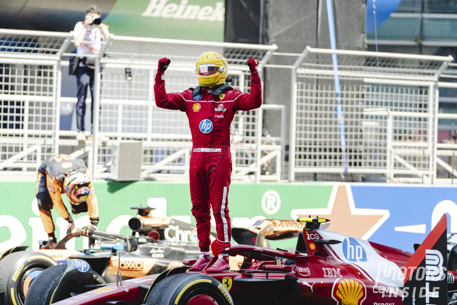 Chinese Grand Prix – Sprint Race: Lewis Hamilton wins for the first time with Ferrari