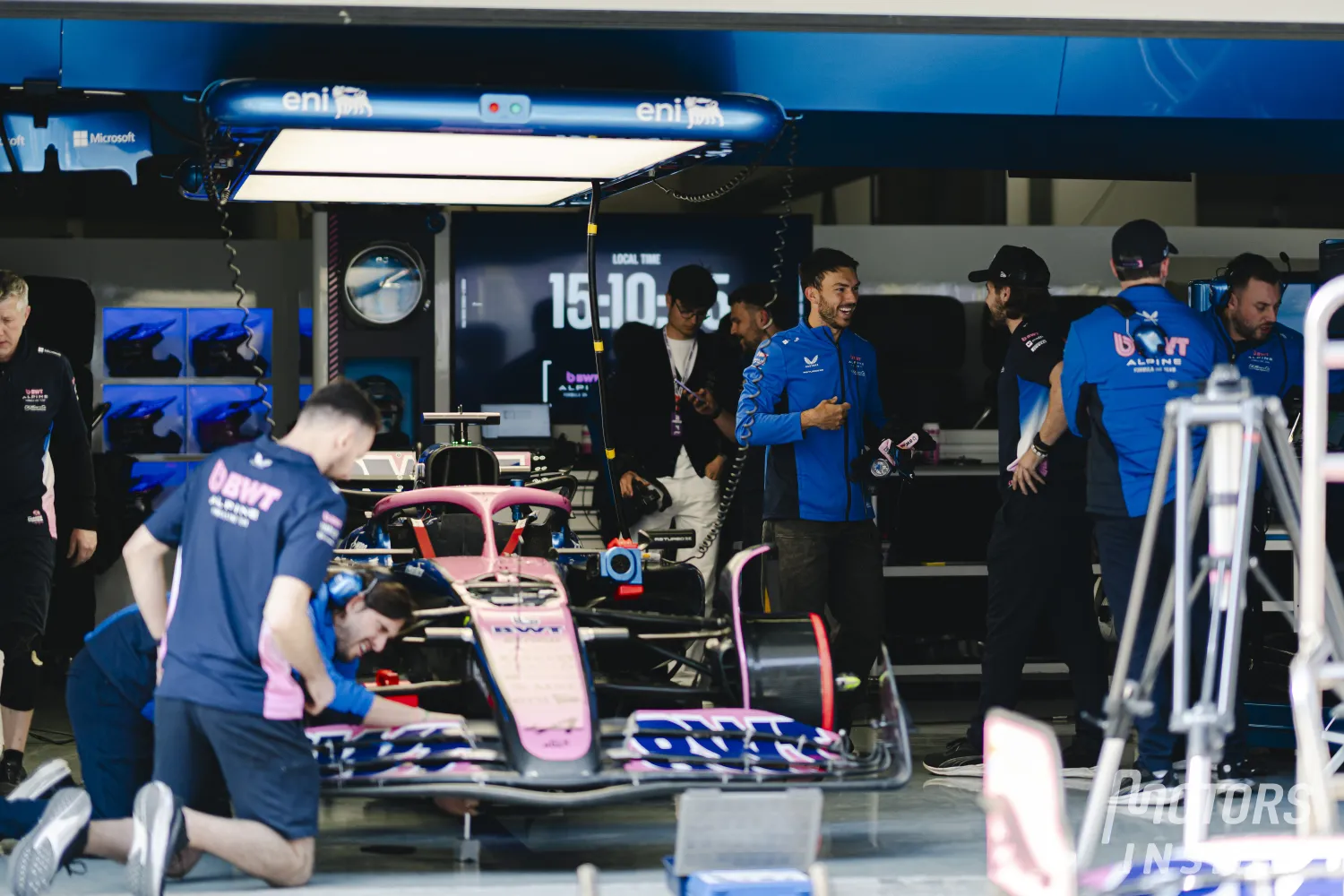 Alpine stiffens its rear wing to comply with new FIA directive and loses performance