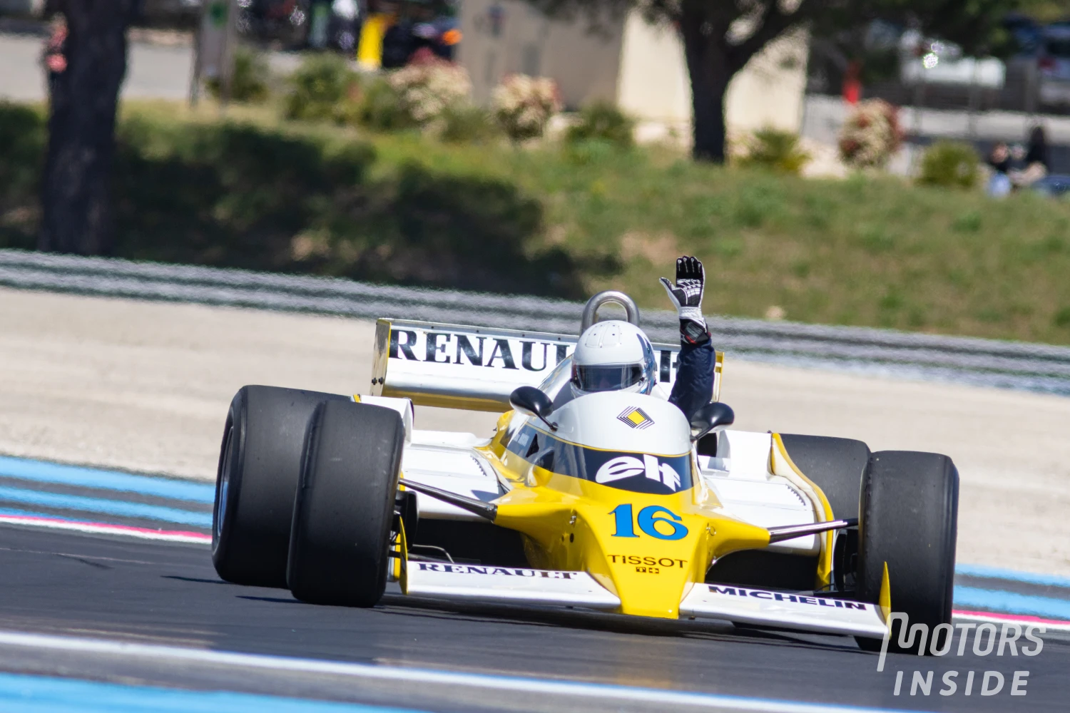 Victor Jabouille at the wheel of his father’s Renault