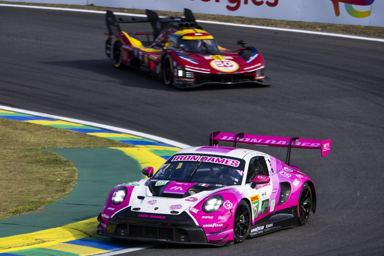 A strong performance but a frustrating result for the Iron Dames at the 6 Heures de São Paulo