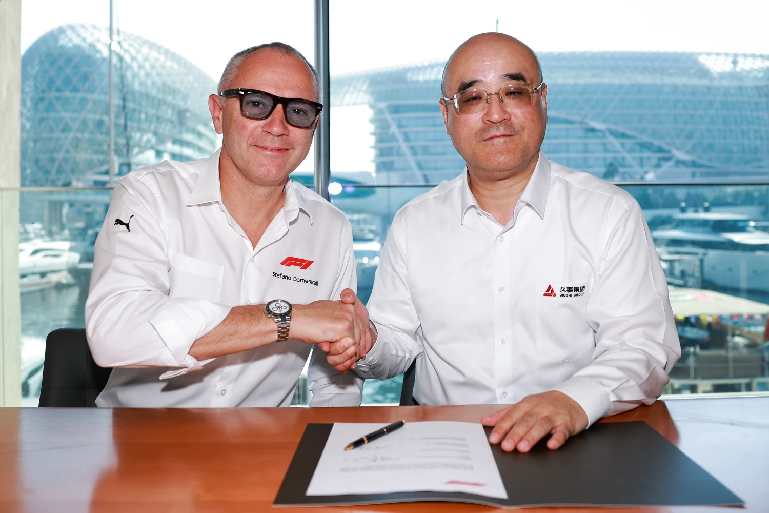 Stefano Domenicali et Guo Jianfei