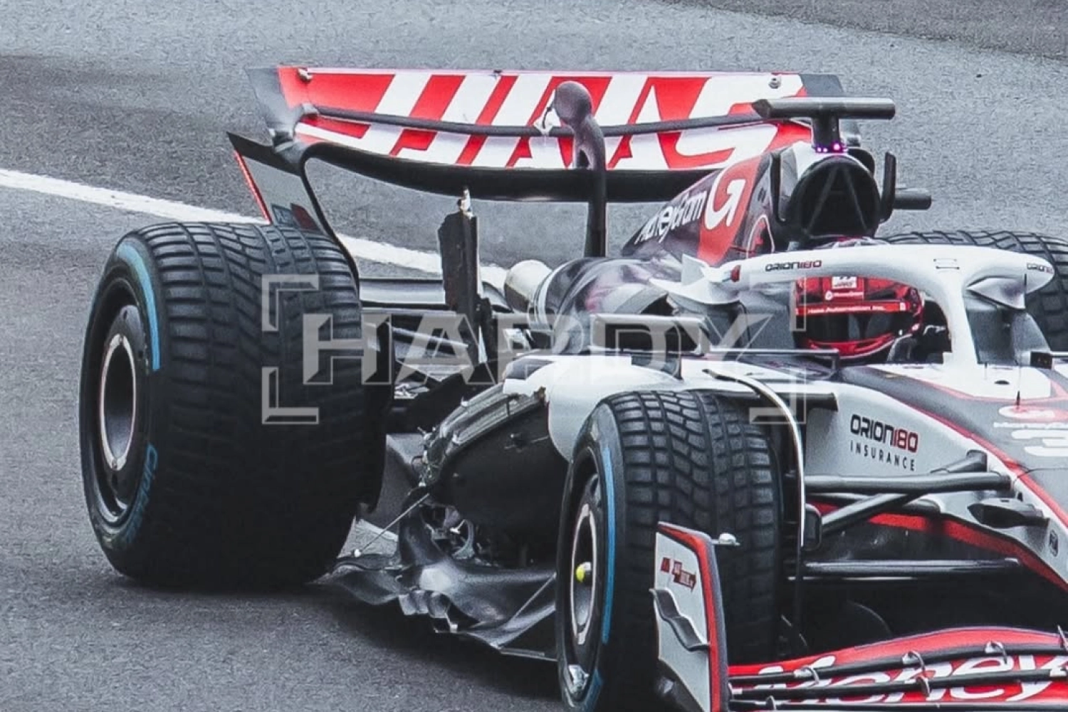 Damage on the Haas