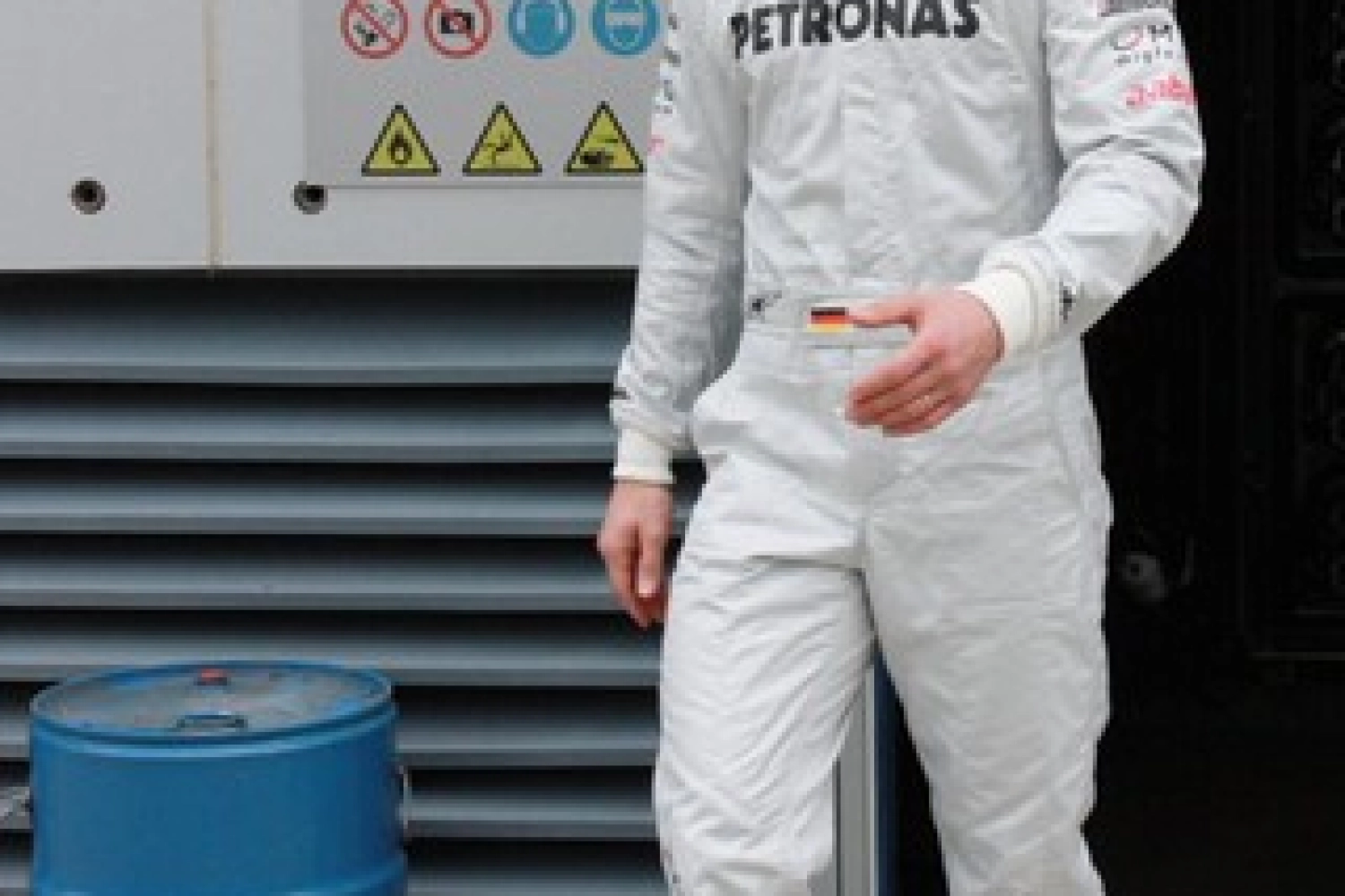 On travaille sur l’empattement de la W01 chez Mercedes GP