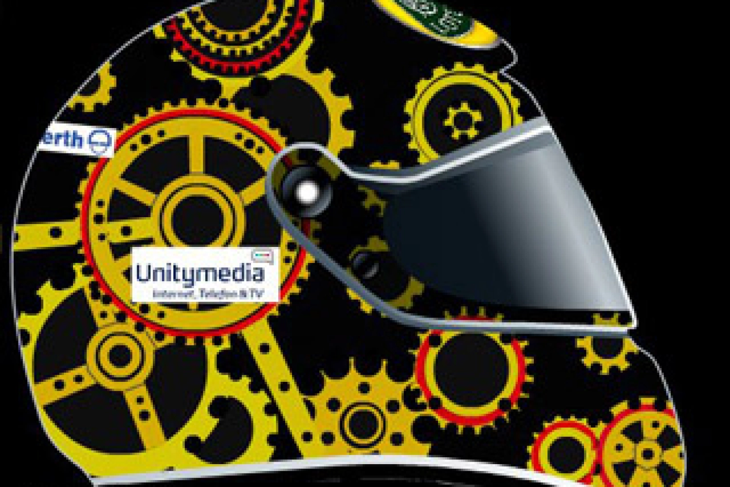 Heidfeld a choisi son casque pour le Nürburgring