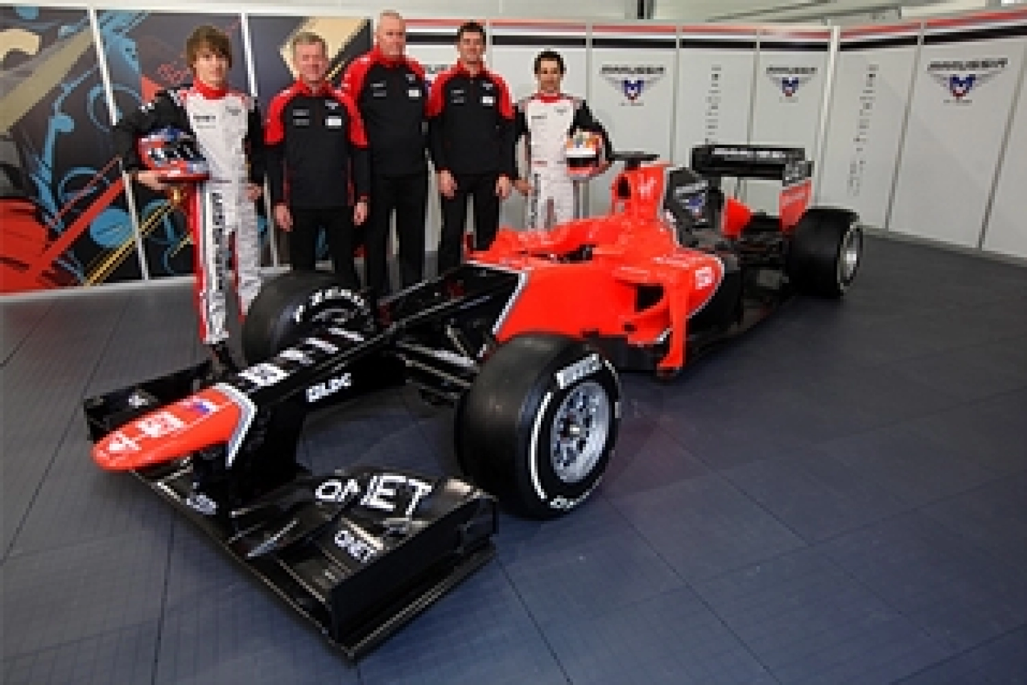 Marussia dévoile la MR01 de Glock et Pic