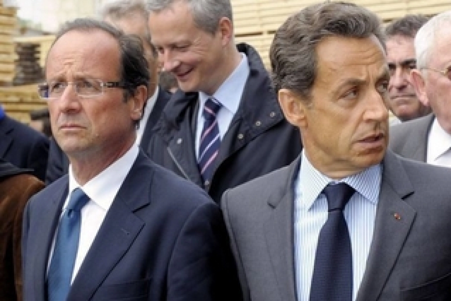 François Hollande et Nicolas Sarkozy parlent F1