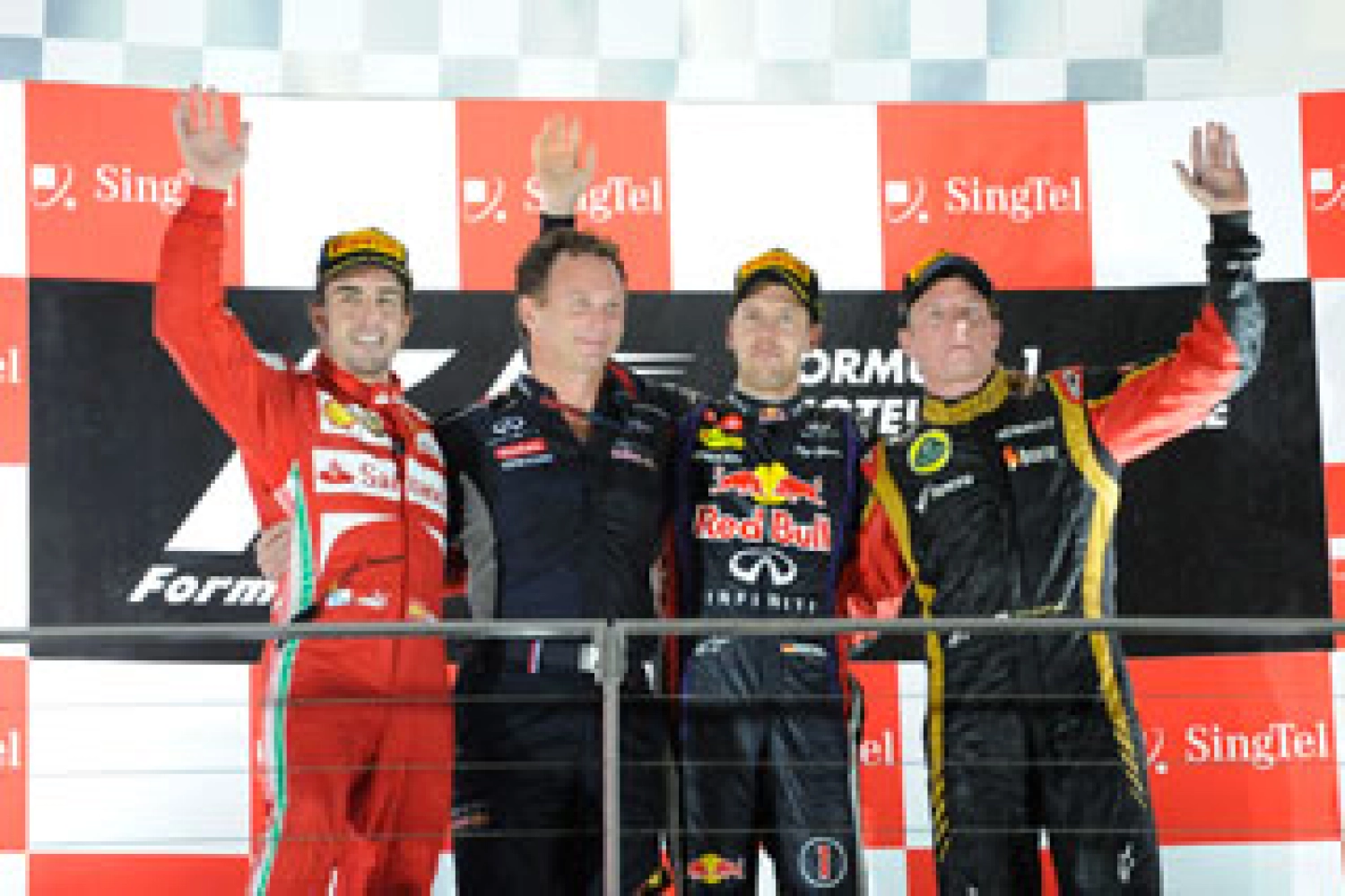 Singapour : La course vue des stands