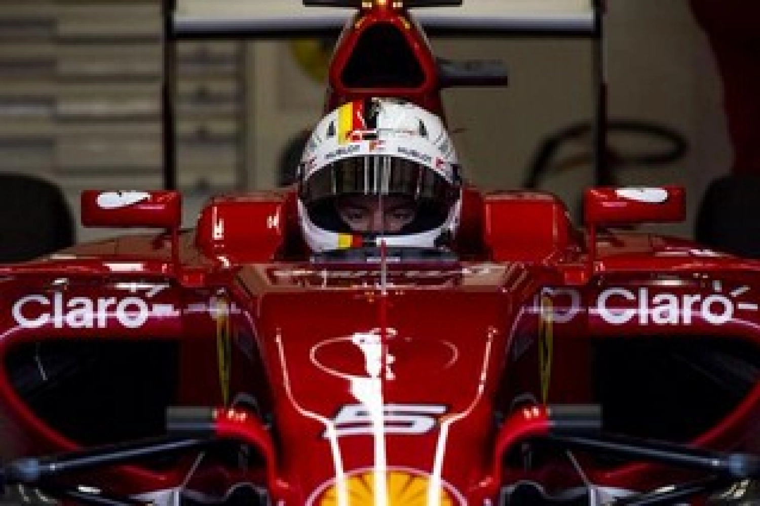 L’extase de la victoire pour Sebastian Vettel et Ferrari