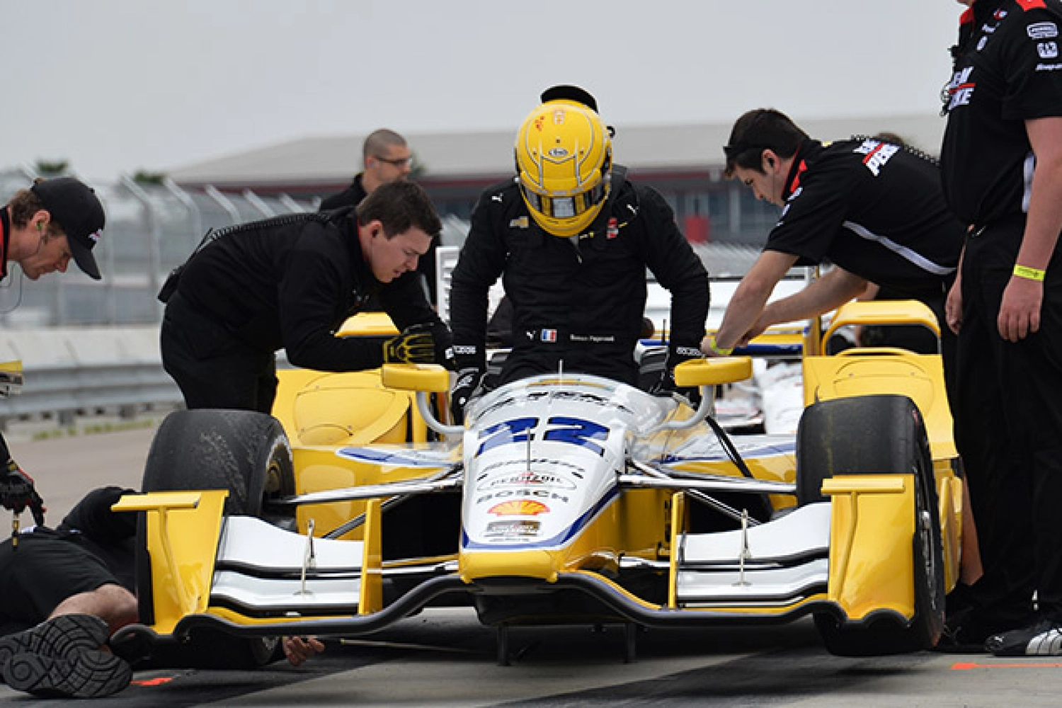 21 voitures dans la même seconde aux tests de Barber