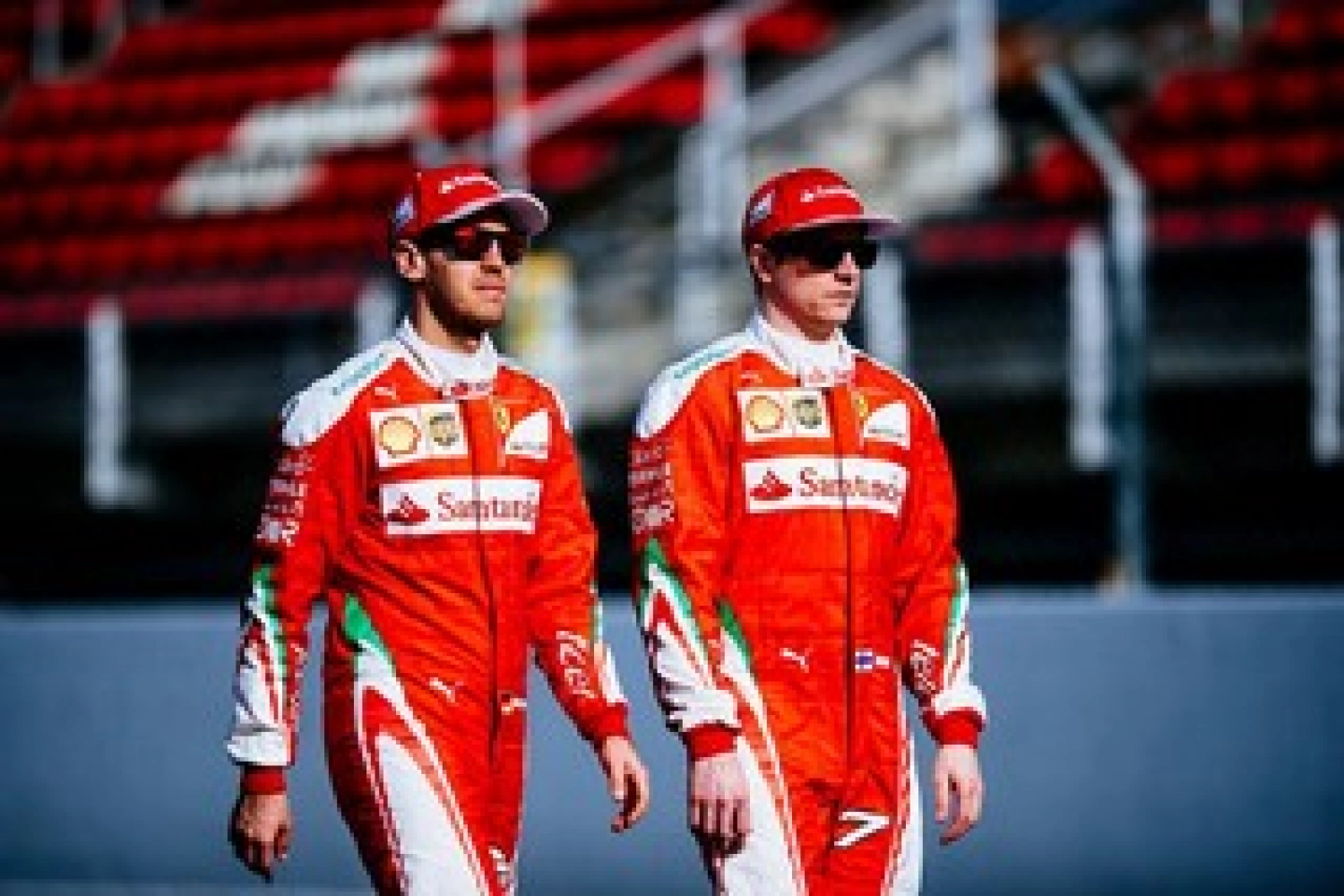 Sebastian Vettel n&rsquo;a pas pu améliorer autant que les Mercedes