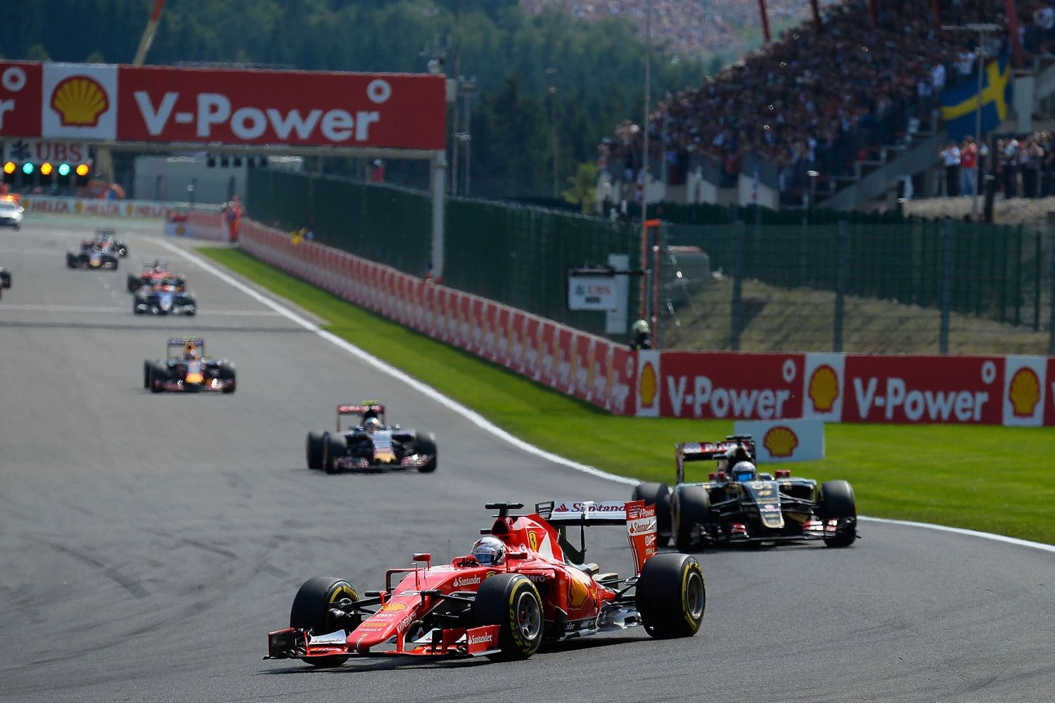 Shell préfère Ferrari à la publicité sur le bord de piste