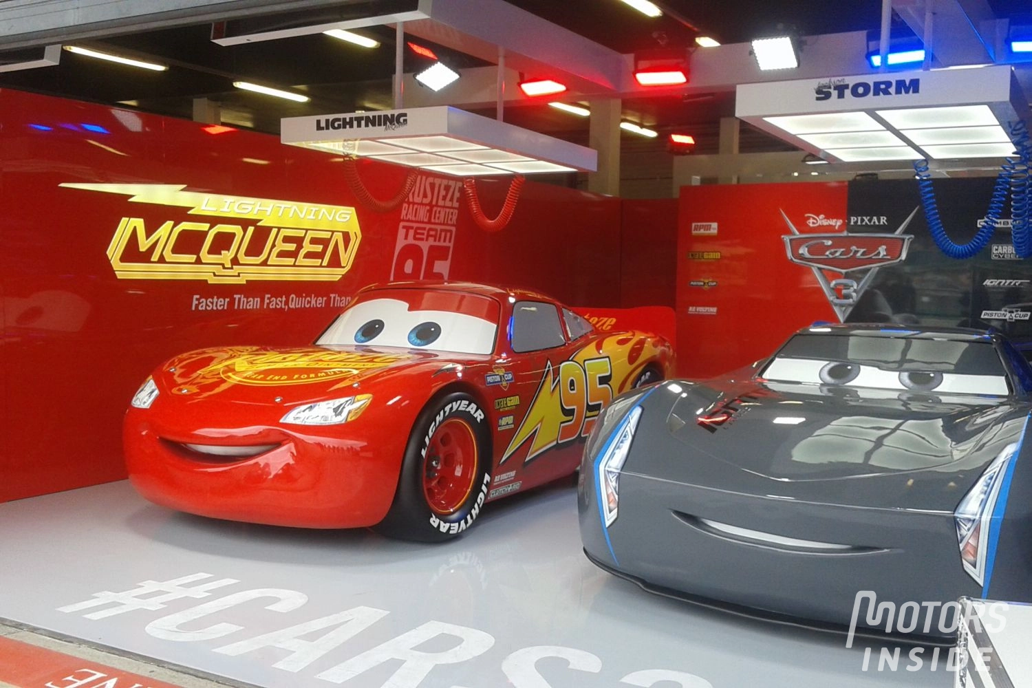 Cars 3 a son propre box à Silverstone