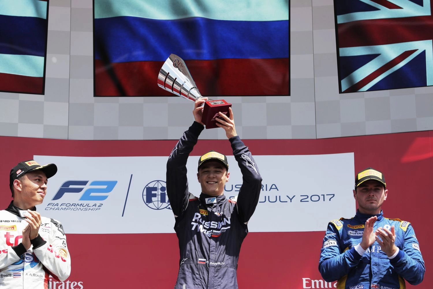Autriche – Course 2 : Artem Markelov l’emporte, Charles Leclerc abandonne