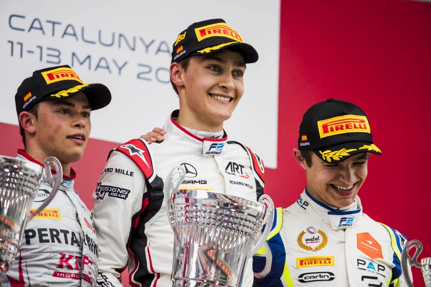 Espagne – F2 – Course 1 : George Russell entre les gouttes et les VSC