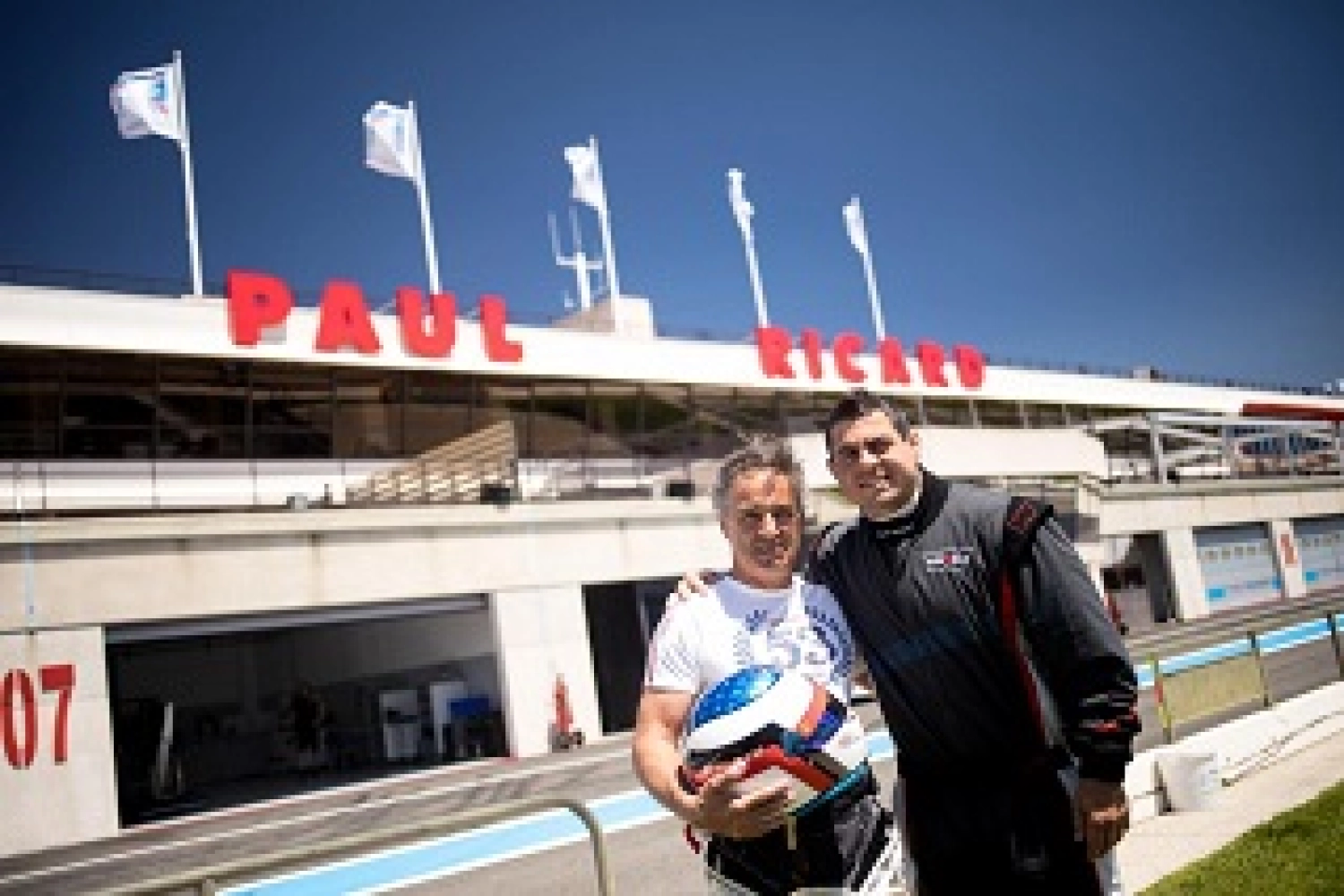 Un rugbyman dans une F1 au Circuit Paul Ricard !