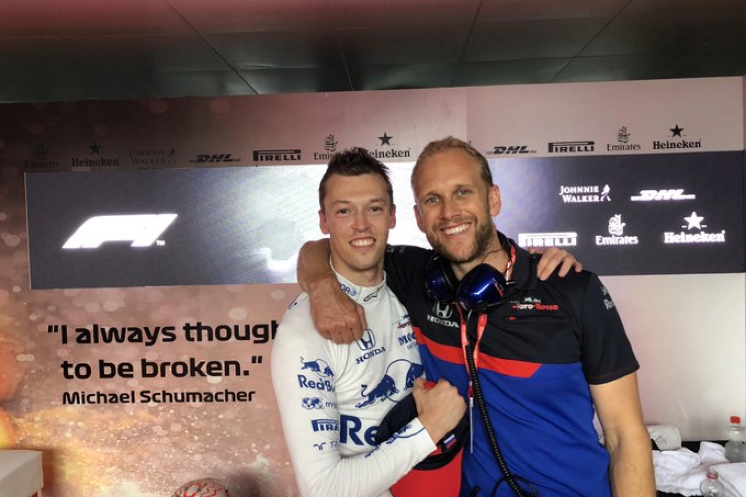 Kvyat : “c’était les montagnes russes, un peu comme ma carrière entière !”