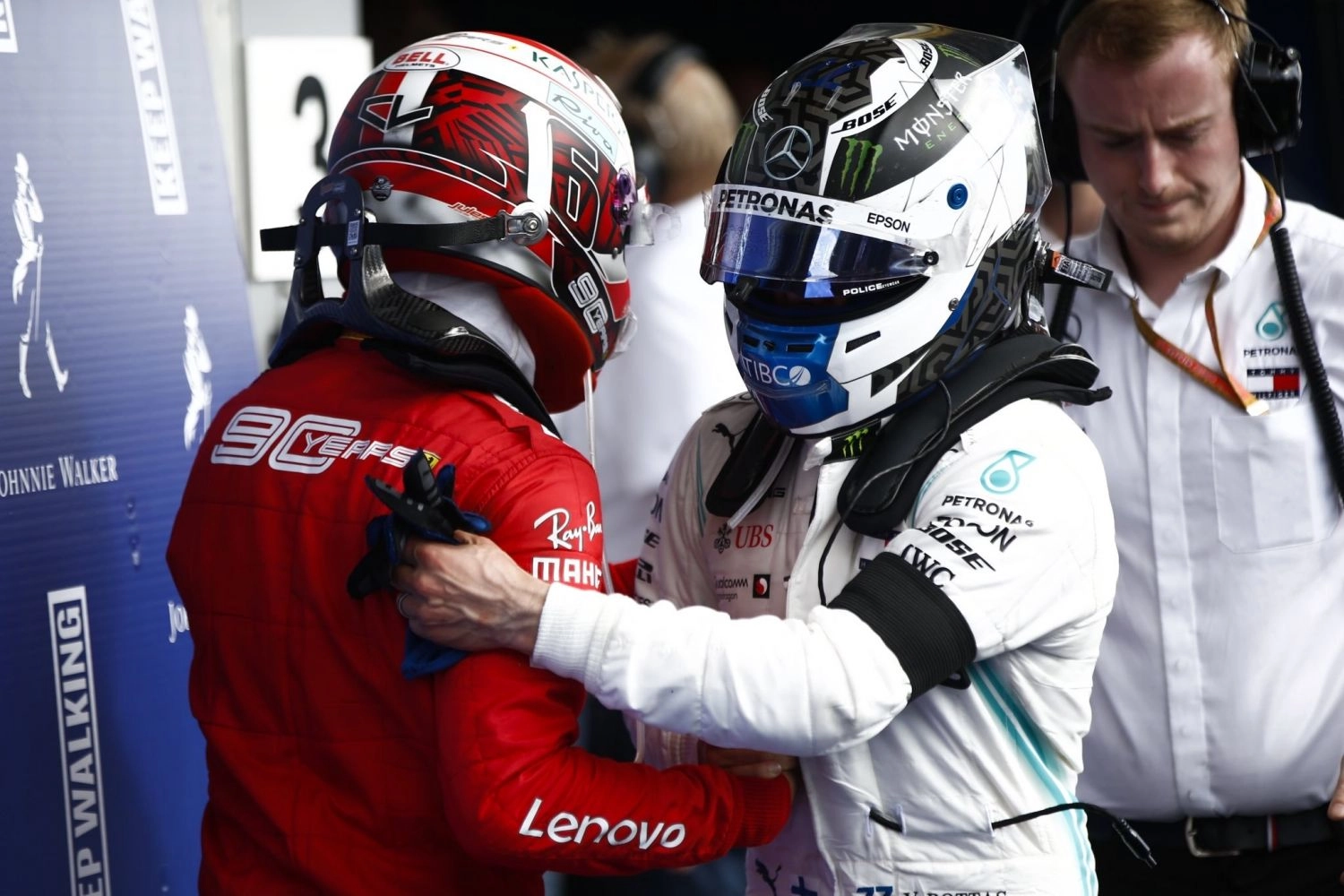 "Une course difficile" pour Hamilton et Bottas en Belgique
