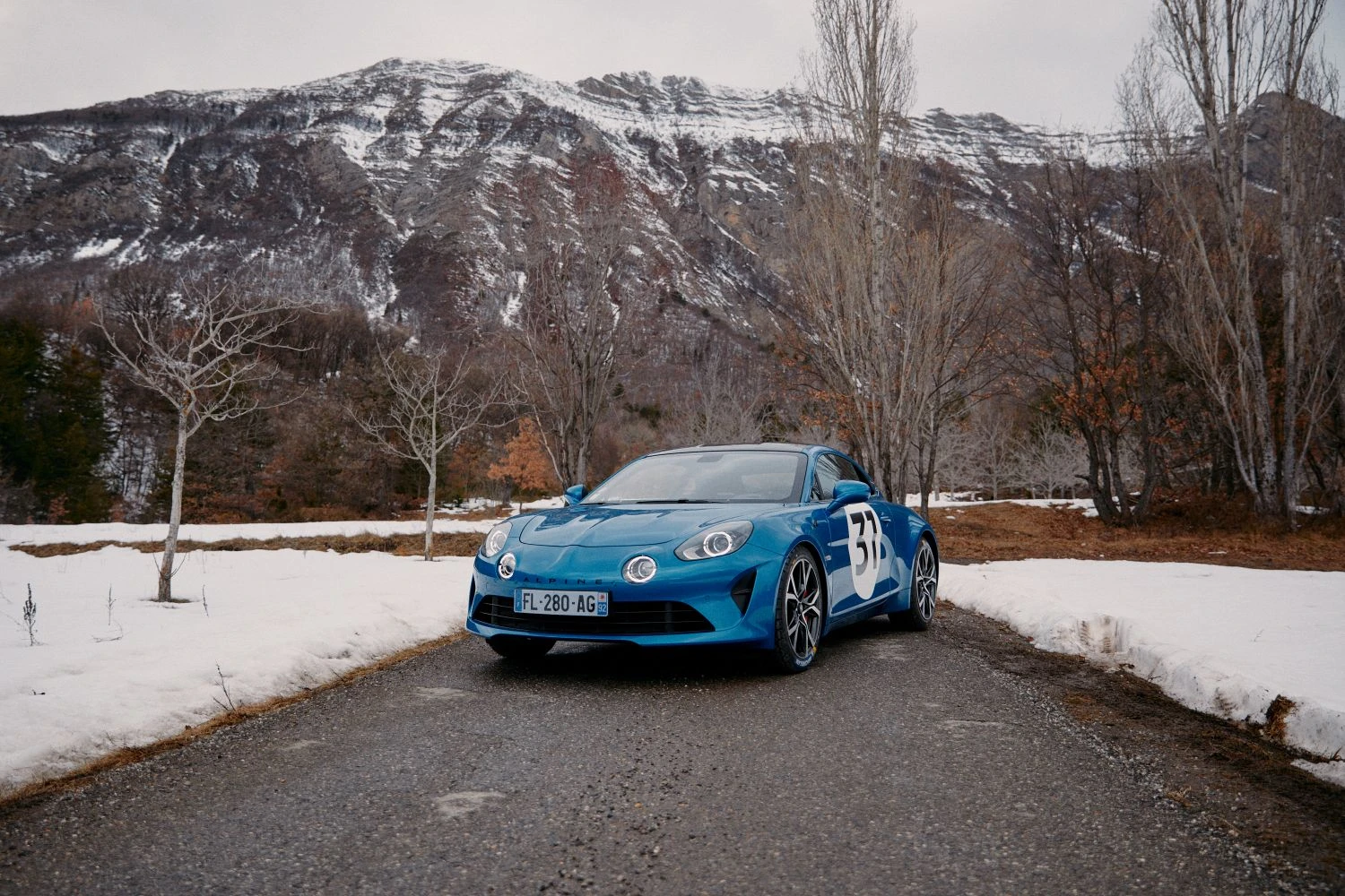 Esteban Ocon a roulé au Rallye Monte-Carlo en Alpine A110S