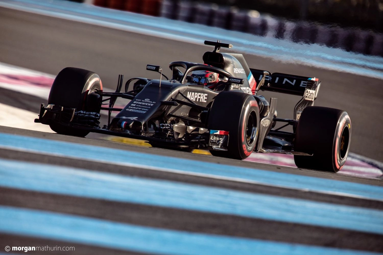 Alpine se teste au circuit du Castellet