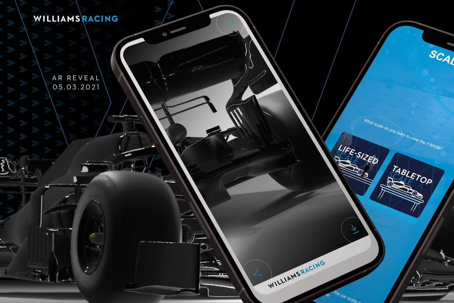 Insolite : une application sur smartphone pour découvrir la nouvelle Williams