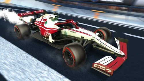 Les F1 dans Rocket League